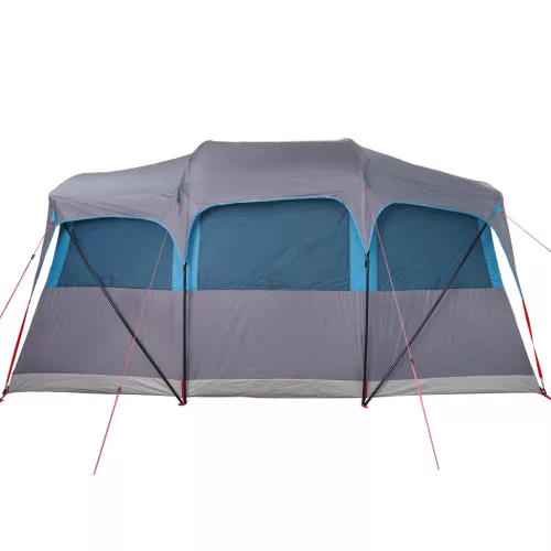  Családi sátor ablakkal, dóm kék, 10 fős vízálló