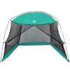  kemping szúnyogháló ajtóval zöld 4 fős vízálló