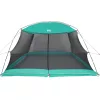  Kemping Szúnyogháló Ajtóval Zöld 4-Személyes Vízálló