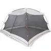  Kemping Szúnyogháló Ajtóval Szürke 6 Fős Vízálló