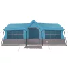  Kemping sátor ablakkal Kék 12 fő Vízálló