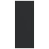  Fekete téglalap alakú ajtószőnyeg 120x300 cm