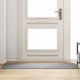  Ajtószőnyeg Négyzetes Szürke 60x180 cm