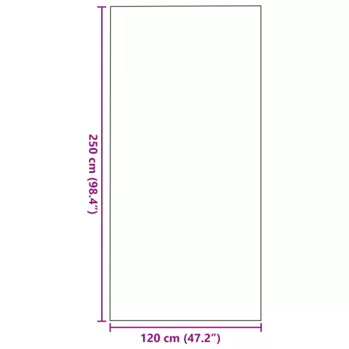  Barna Ajtószőnyeg Téglalap 120x250 cm