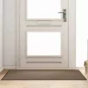  Ajtószőnyeg Beige és fekete 90 x 150 cm Polipropilén és vinil