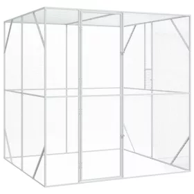    Madár kalitka Antracit 209 x 202 x 214 cm Horganyzott acél