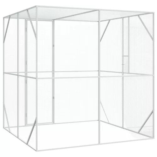 Madár kalitka Antracit 209 x 202 x 214 cm Horganyzott acél