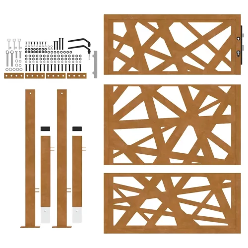  kerti kapu 105x130 cm időjárásálló acél Light Design