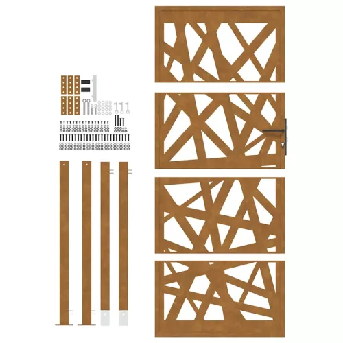  kerti kapu 105x205 cm időjárásálló acél Light Design