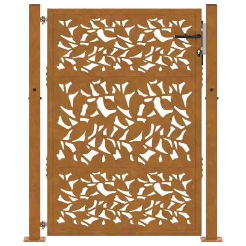  kerti kapu 105x130 cm időjárásálló acél szárnyas kivitelben