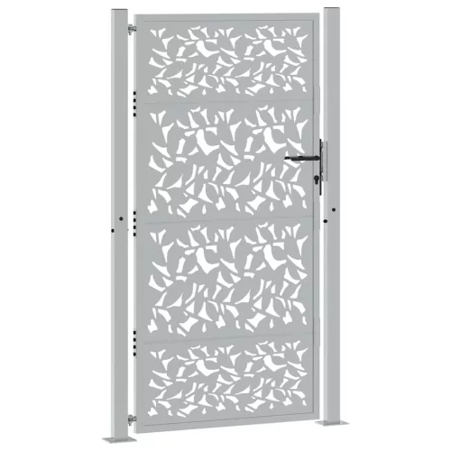  kerti kapu 105x180 cm időjárásálló acél szárnyas kivitelben