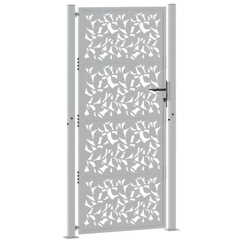  kerti kapu 105x205 cm időjárásálló acél szárnyas kivitelben