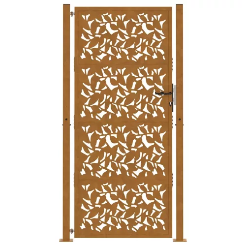  kerti kapu 105x205 cm időjárásálló acél szárnyas kivitelben