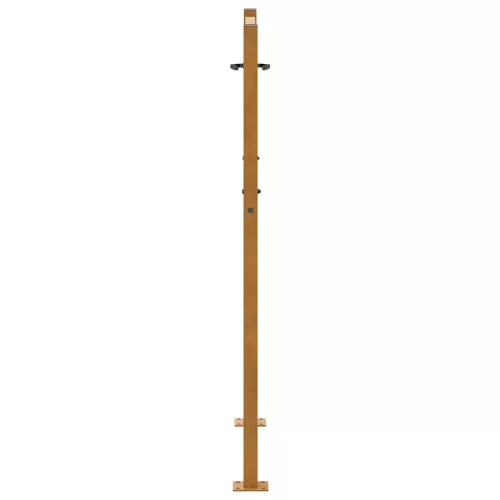  kerti kapu 105x130 cm időjárásálló acél hullámos kialakítású