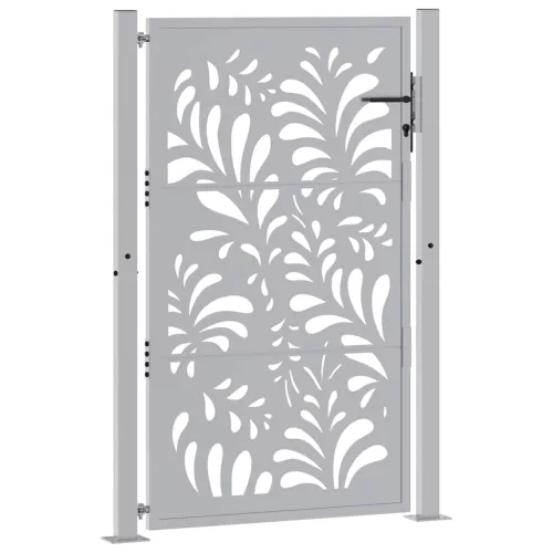  Kerti kapu 105x155 cm időjárásálló acél hullámos kivitelben