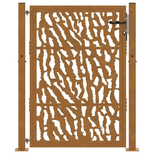  Kerti kapu 105x130 cm időjárásálló acél nyomvonalas kivitelben