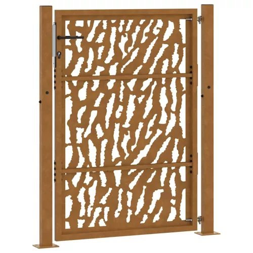  Kerti kapu 105x130 cm időjárásálló acél nyomvonalas kivitelben