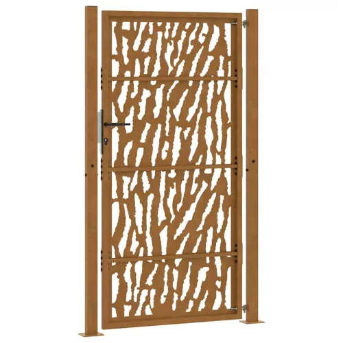  Kerti kapu 105x180 cm időjárásálló acél nyomvonalas kivitelben