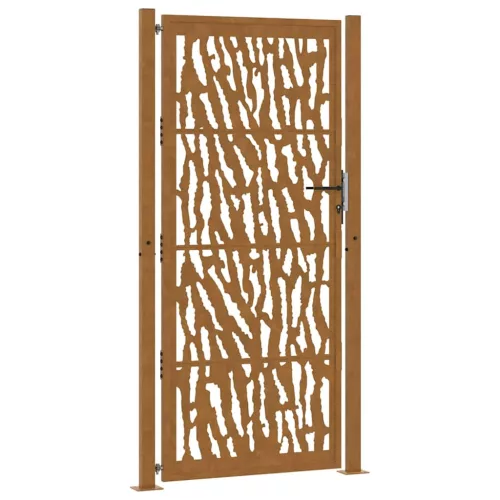  Kerti kapu 105x205 cm időjárásálló acél nyomvonalas kivitelben