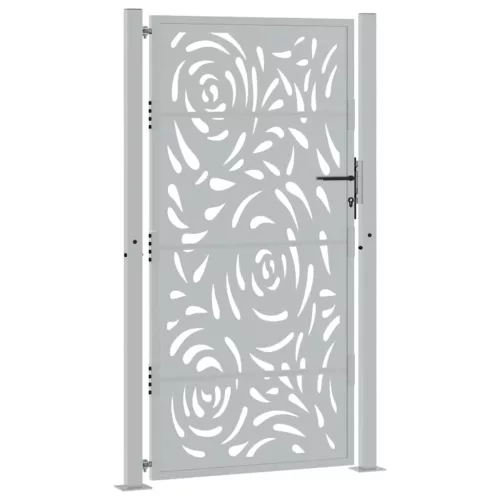  Kerti kapu 105x180 cm Időjárásálló acél lángos Design