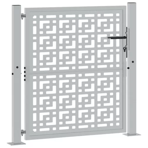  Kerti kapu 105x105 cm időjárásálló acél kereszt kivitelben