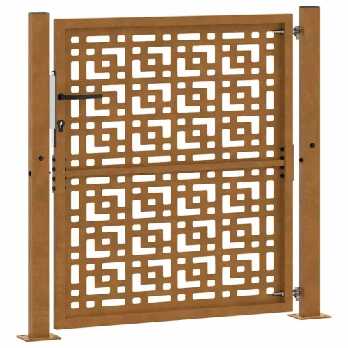  Kerti kapu 105x105 cm időjárásálló acél kereszt kivitelben