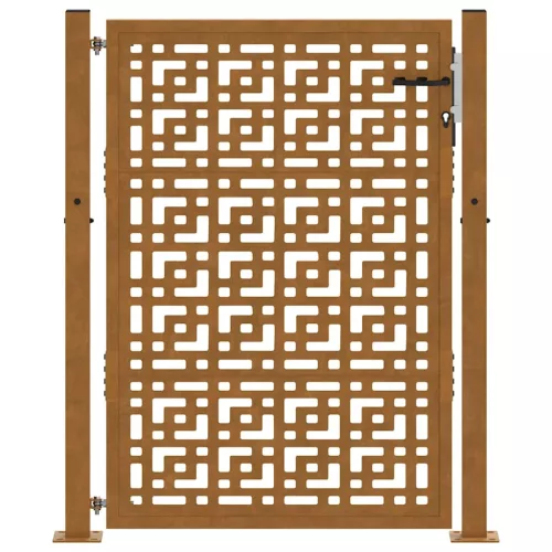  Kerti kapu 105x130 cm időjárásálló acél kereszt kivitelben