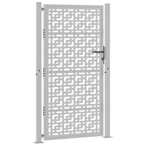  kerti kapu 105x180 cm időjárásálló acél kereszt kialakítású