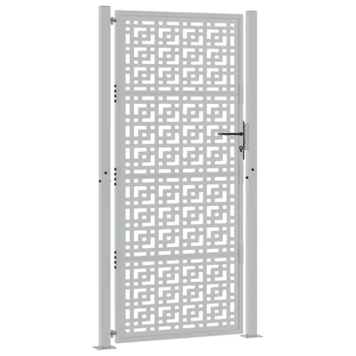  Kerti kapu 105x205 cm időjárásálló acél kereszt kivitelben