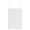  250 db fehér papírzacskók fogantyúkkal 26x17x25 cm
