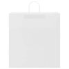  250 db fehér papírzacskók fogantyúkkal 45x17x48 cm