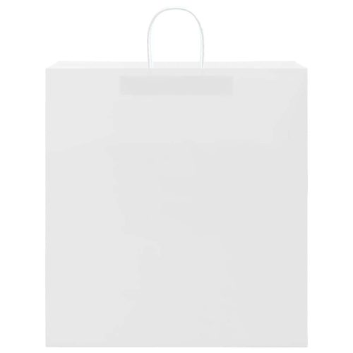  250 db fehér papírzacskók fogantyúkkal 45x17x48 cm