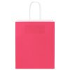  50 db rózsaszín papírzacskók fogantyúkkal 18x8x22 cm