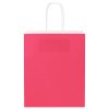  250 db rózsaszín papírzacskók fogantyúkkal 18x8x22 cm