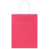  250 db rózsaszín papírzacskók fogantyúkkal 21x11x28 cm