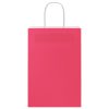  250 db rózsaszín papírzacskók fogantyúkkal 21x11x31 cm