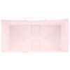  250 db rózsaszín papírzacskók fogantyúkkal 21x11x36 cm