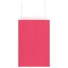  250 db rózsaszín papírzacskók fogantyúkkal 54x15x49 cm