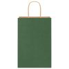  250 db zöld papírzacskók fogantyúkkal 21x11x31 cm
