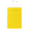  50 db sárga papírzacskók fogantyúkkal 21x11x31 cm