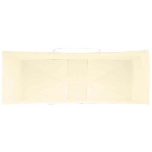  50 db sárga papírzacskók fogantyúkkal 45x17x48 cm