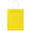  250 db sárga papírzacskók fogantyúkkal 21x11x28 cm