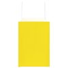  250 db sárga papírzacskók fogantyúkkal 32x17x25 cm