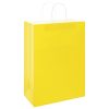  250 db sárga papírzacskók fogantyúkkal 32x17x44 cm