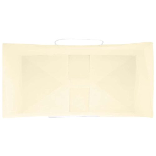  250 db sárga papírzacskók fogantyúkkal 32x17x44 cm