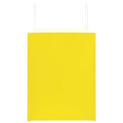  250 db sárga papírzacskók fogantyúkkal 32x22x28 cm