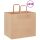  250 db barna papírzacskók fogantyúkkal 32x22x28 cm