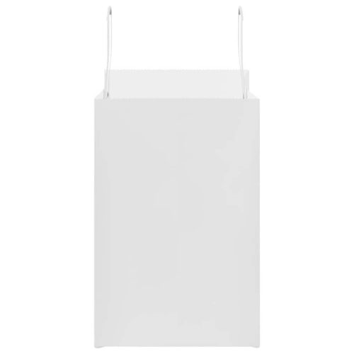  50 db fehér papírzacskók fogantyúkkal 26x17x25 cm