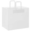  50 db fehér papírzacskók fogantyúkkal 32x22x28 cm