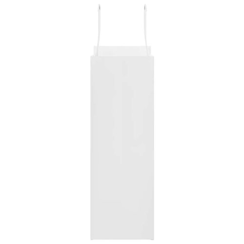  250 db fehér papírzacskók fogantyúkkal 21x11x31 cm